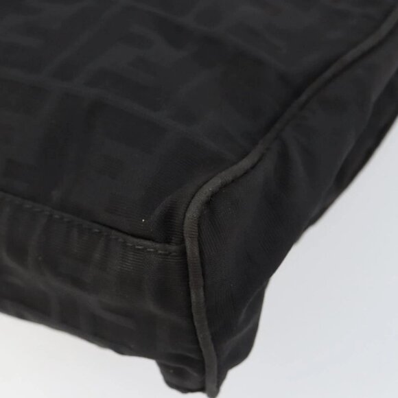 FENDI Zucca Canvas Hand Bag Black Auth ep11239 - Picture 4 of 16